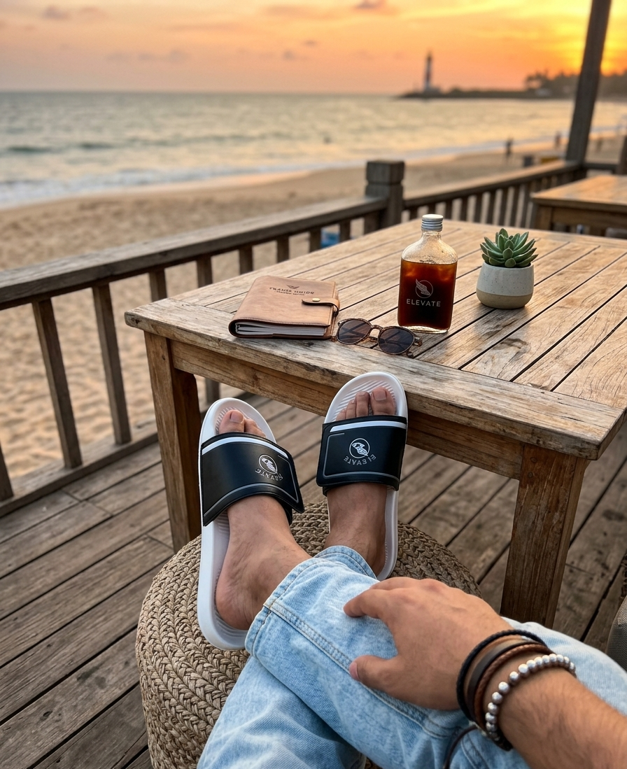 Men Sliders Slippers | Stylish Casual Slides for Men | Comfortable Lightweight Daily Wear Footwear