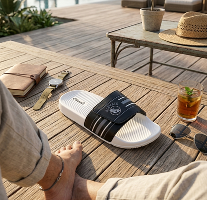 Men Slides Slippers | Men Casual Slippers | Stylish Comfortable Slip-On Sliders for Home & Outdoor Wear