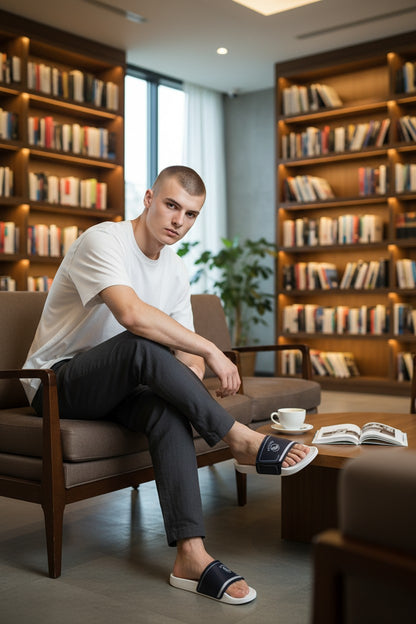 Men Slide Slippers | Trendy Men Sliders | Comfortable Lightweight Casual Slides for Daily Wear