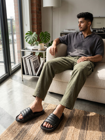 Men Slider Slippers | Comfortable & Stylish Men Slides for Daily Wear