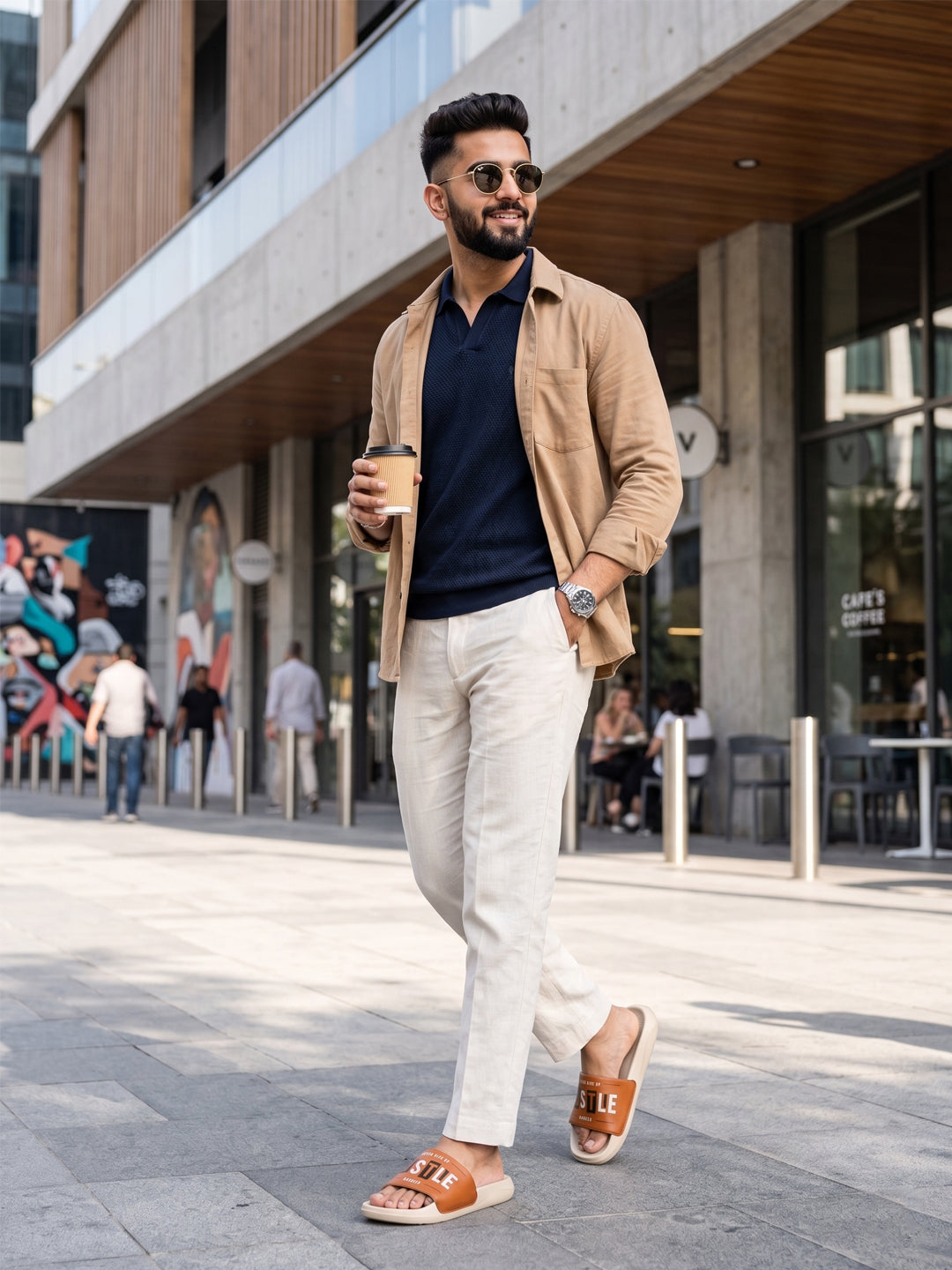 Men Slider Slippers | Men’s Casual Slides | Comfortable Lightweight Slip-On Footwear for Everyday Wear