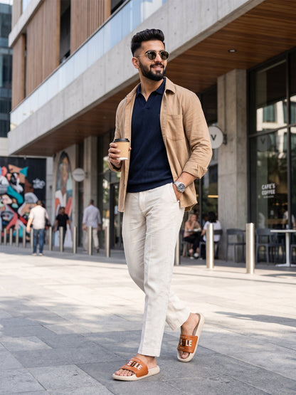 Men Slider Slippers | Men’s Casual Slides | Comfortable Lightweight Slip-On Footwear for Everyday Wear