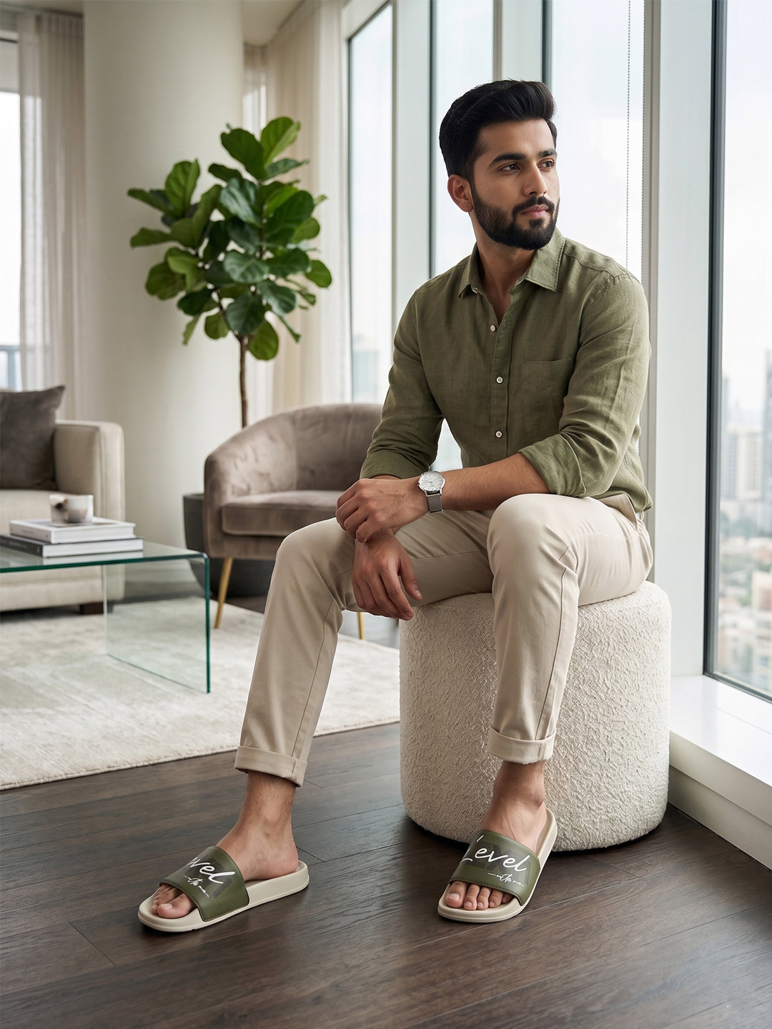Men Slider Slippers | Comfortable Men Slides | Stylish Casual Slip-On Footwear for Daily Wear & Outdoor Use