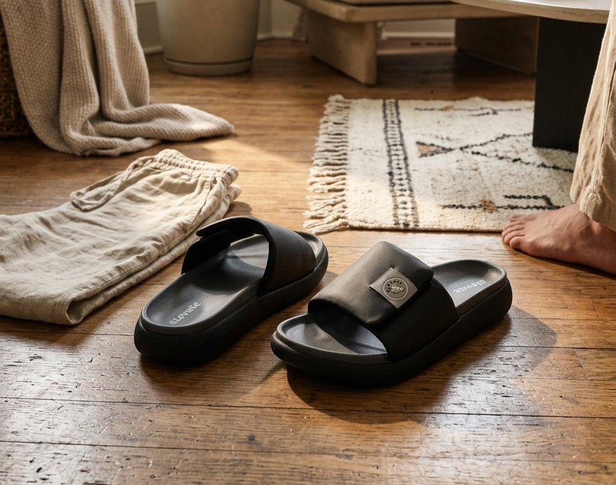 Men Slides Slippers | Comfortable Casual Sliders for Men | Lightweight Daily Wear Slip-On Footwear