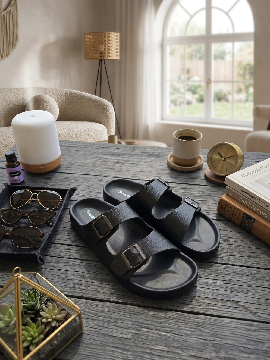 Men Slider Slippers for Men | Trendy Casual Slides | Comfortable Lightweight Footwear for Daily & Outdoor Wear