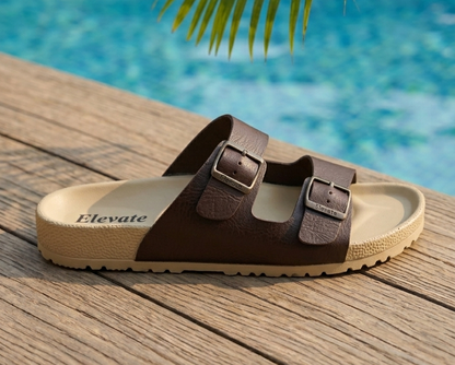 Men Slider Slippers | Stylish Men Slides | Comfortable Casual Footwear | Lightweight Slip-On Daily Wear Sandals