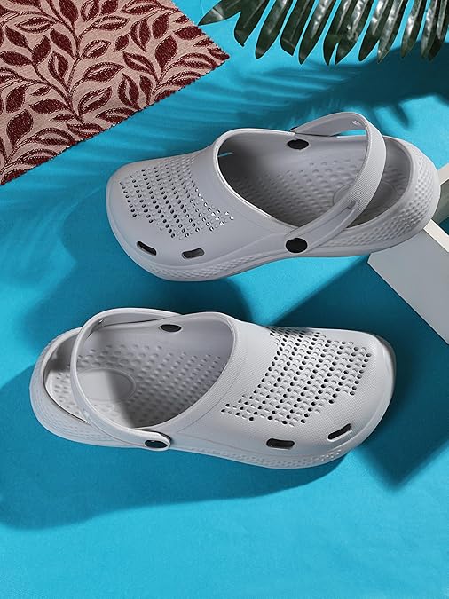 Men Garden Clogs | Soft Cushioned Lightweight Shoes | Anti-Skid Indoor & Outdoor Footwear
