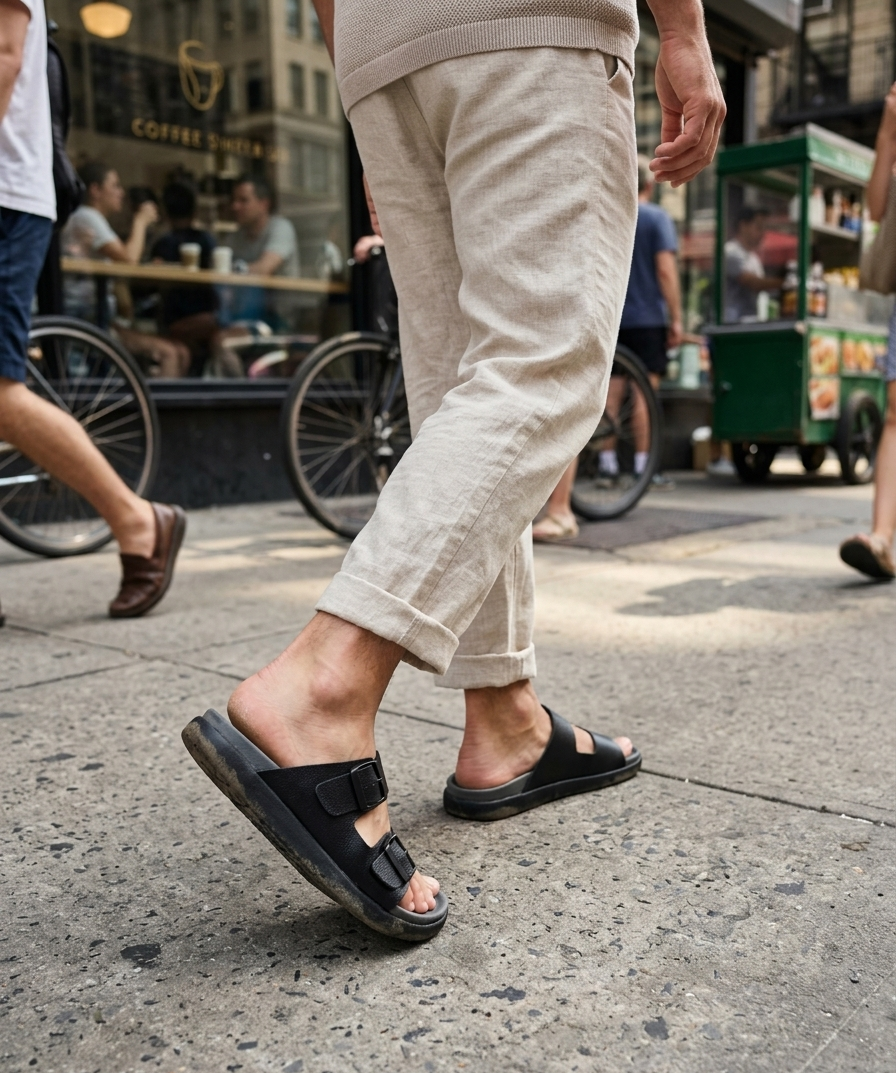 Men Slider Slippers | Stylish Comfortable Casual Daily Wear Slides for Men