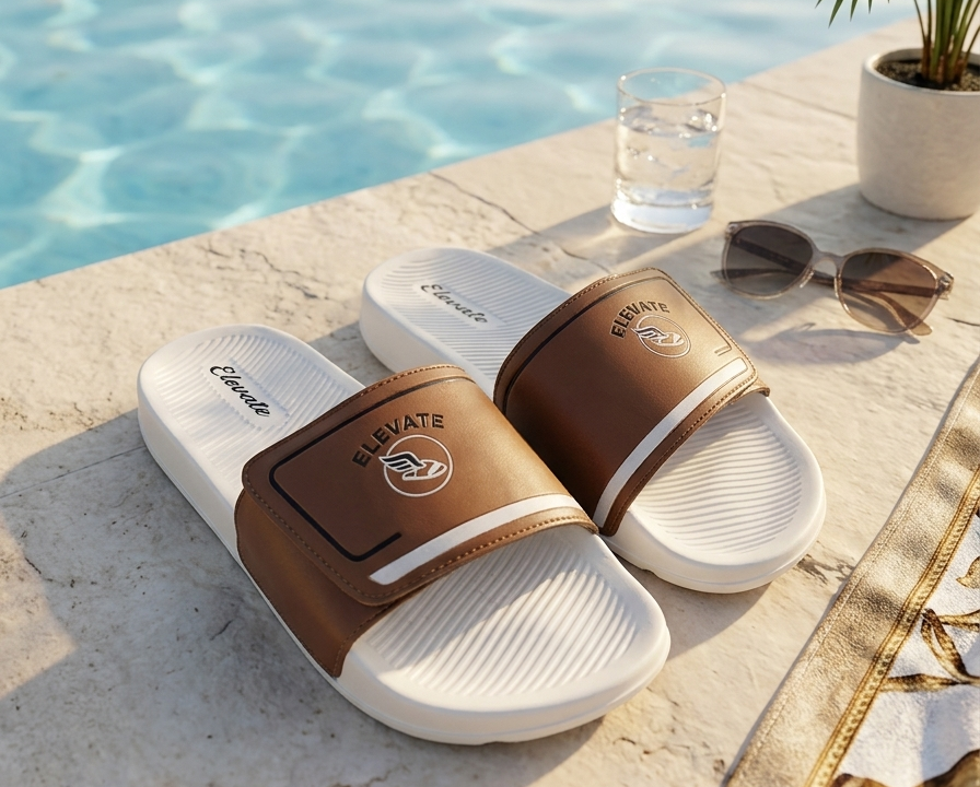 Slippers For Mens  | Comfortable Men Slides | Stylish Lightweight Slip-On Footwear for Casual & Daily Wear
