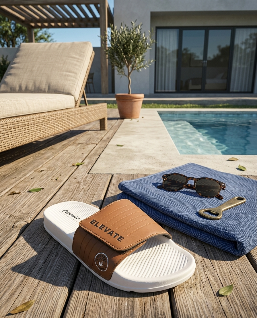 Men Sliders for Daily Wear | Stylish Comfortable Lightweight Slip-On Slippers for Men