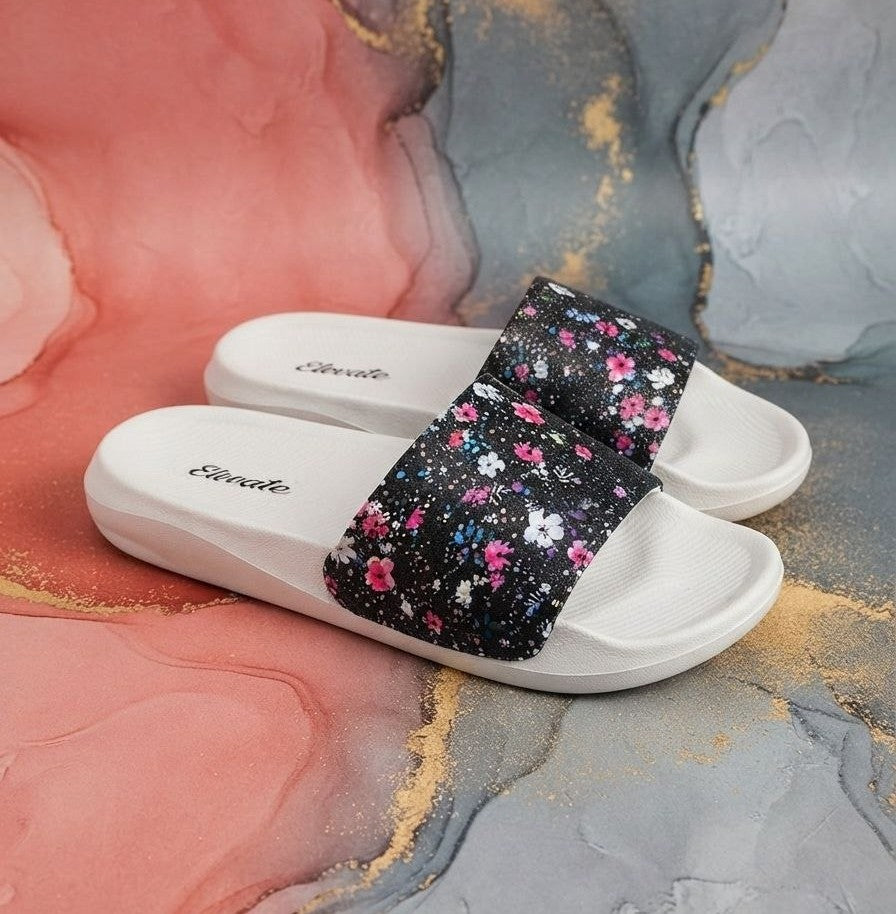 Women Slider Slippers | Stylish Women Slides | Comfortable Casual Slip-On Footwear for Daily Wear