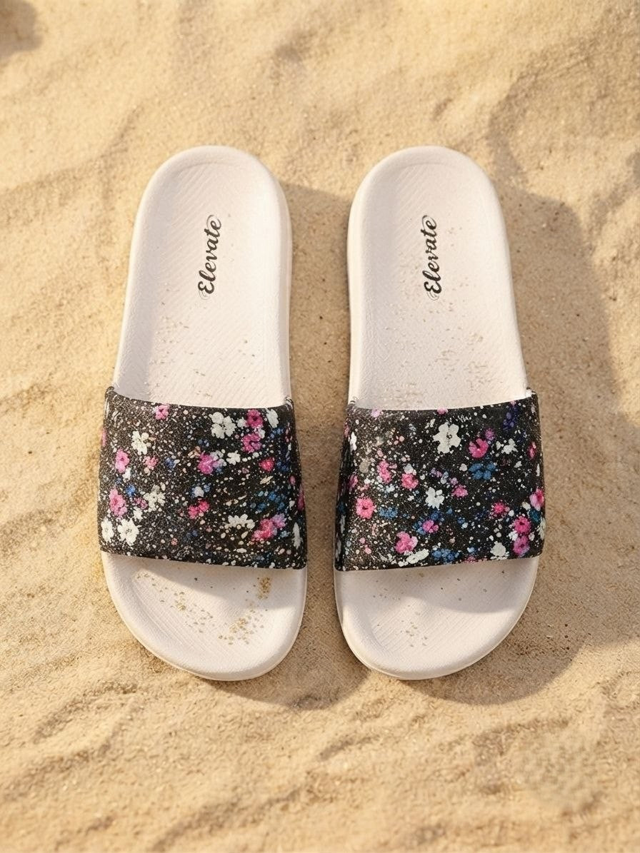 Women Slider Slippers | Stylish Women Slides | Comfortable Casual Slip-On Footwear for Daily Wear