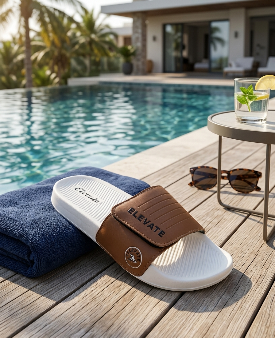 Men Sliders for Daily Wear | Stylish Comfortable Lightweight Slip-On Slippers for Men