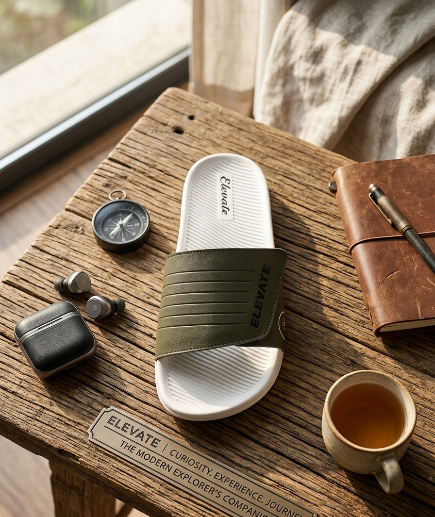 Men Sliders for Daily Wear | Stylish Comfortable Lightweight Slip-On Slippers for Men