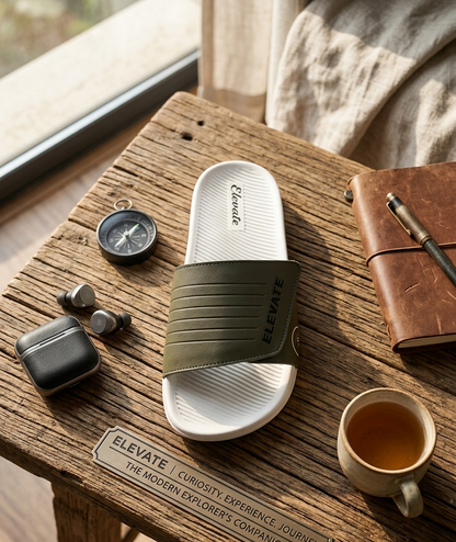 Men Sliders for Daily Wear | Stylish Comfortable Lightweight Slip-On Slippers for Men