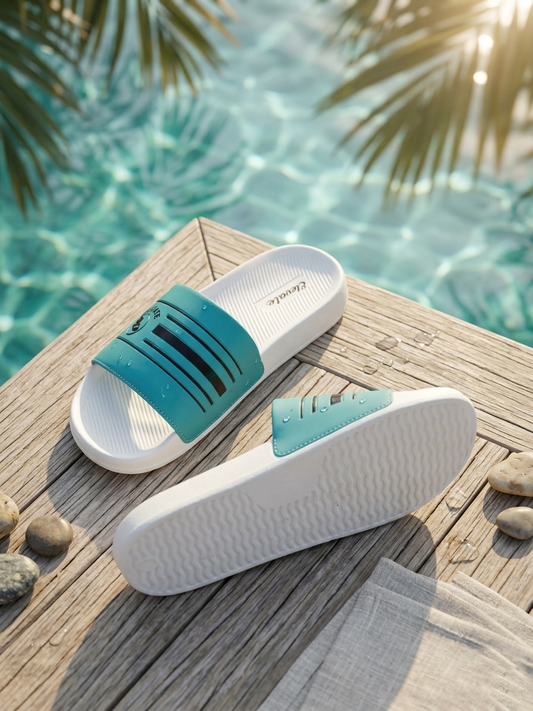 Men Slider Slippers for Men | Lightweight Comfortable Slides | Casual Daily Wear Slip-On Footwear