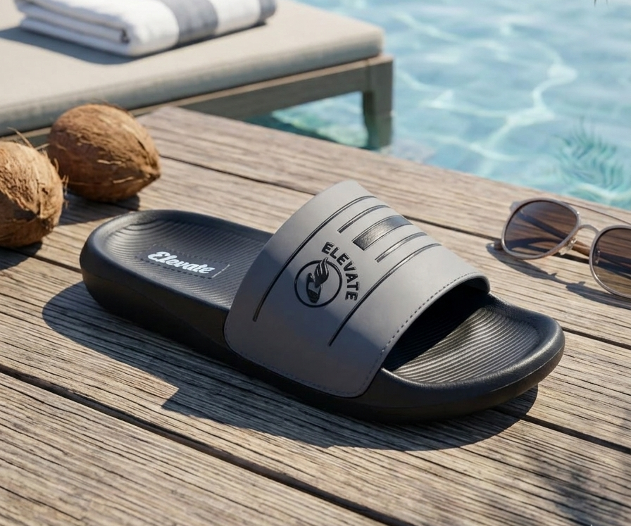 Men Slider Slippers for Men | Comfortable Casual Daily Wear Slides | Stylish Slip-On Footwear
