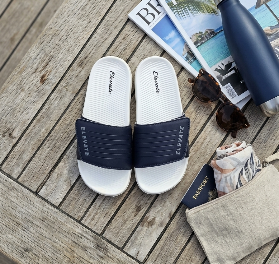 Men Sliders for Men | Comfortable Casual Slip-On Footwear | Lightweight Daily Wear