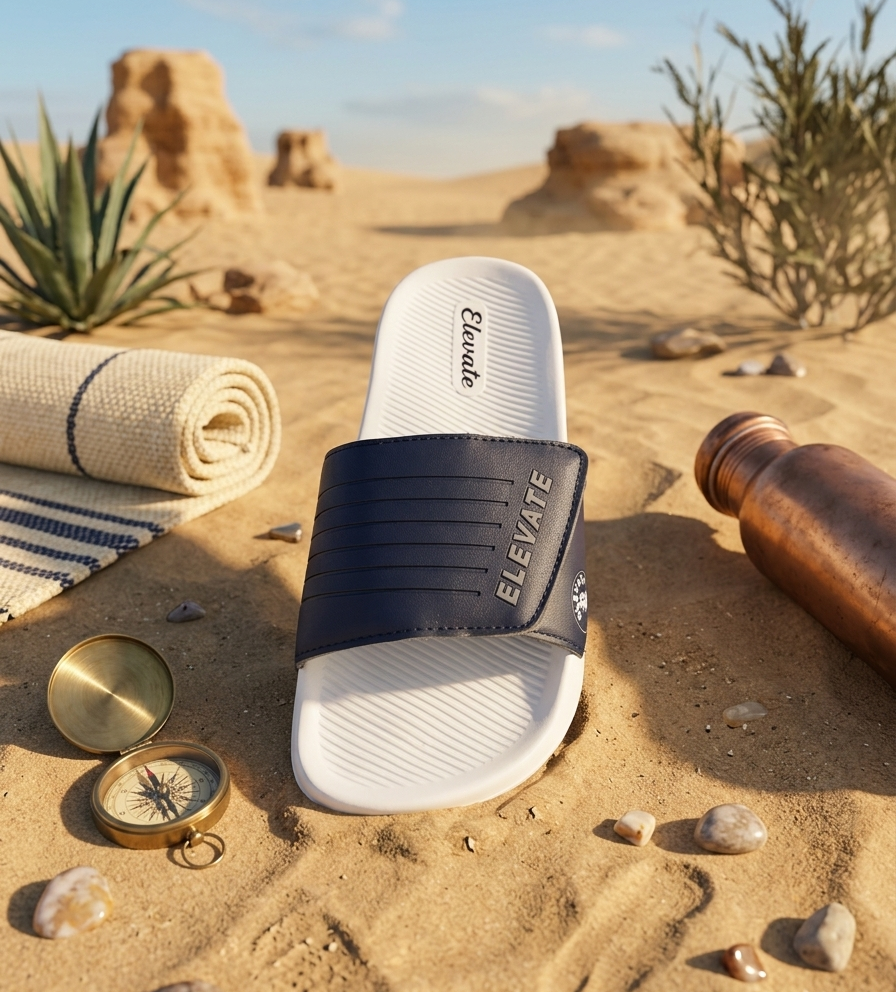 Men Sliders for Men | Comfortable Casual Slip-On Footwear | Lightweight Daily Wear